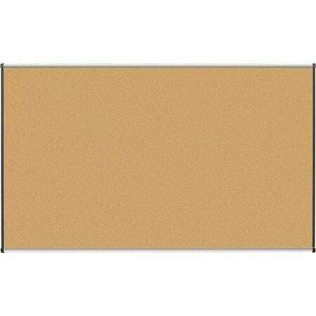 LORELL Natural Cork Board, 6ft x4ft , Satin Finish LLR60646